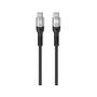 MANHATTAN Cable USB-C a USB-C 1 m USB4 Gen 3x2 240W 40Gbps 8K Thunderbolt 4 Carga Rápida Laptop Negro