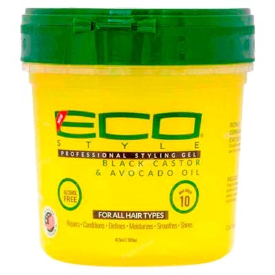 Eco Style Gel Black Castor & Avocado Oil 473ml