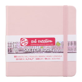 Talens Art Creation Cuaderno de Bocetos Rosa Pastel 12 x 12 cm 80 Hojas