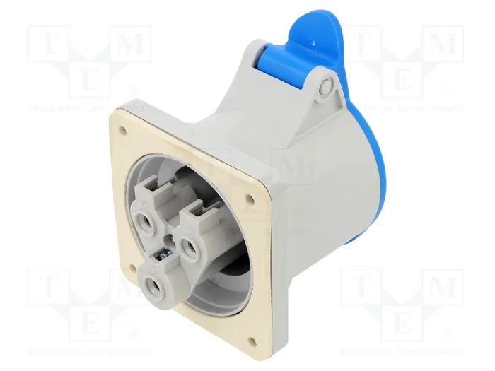 SEZ DK Conector de alimentación AC trifásico 32A 230V AC Azul SEZ DK Conector de alimentación AC trifásico 32A 230V AC Azul