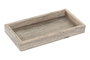 DKD Home Decor Bandeja de Mármol Beige 30,5x15,5x4 cm