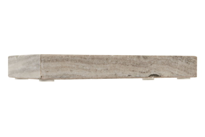 DKD Home Decor Bandeja de Mármol Beige 30,5x15,5x4 cm