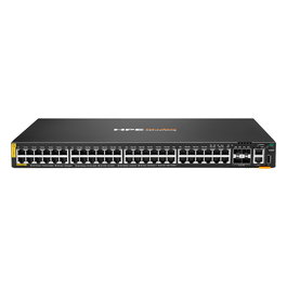 HPE Aruba Networking CX 6200F Switch Gestionado L3, 48 Puertos Gigabit PoE Class-4, 4 SFP, 370W, 1U, Montaje en Rack, Ref: CX 6200F 48G