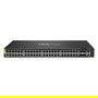 HPE Aruba Networking CX 6200F Switch Gestionado L3, 48 Puertos Gigabit PoE Class-4, 4 SFP, 370W, 1U, Montaje en Rack, Ref: CX 6200F 48G