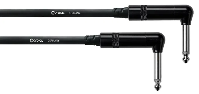 CORDIAL Cable de patch CFI 6 RR de 6 m con conectores jack de 6,3 mm acodados CORDIAL Cable de patch CFI 6 RR de 6 m con conectores jack de 6,3 mm acodados