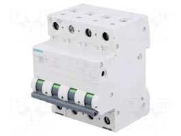SIEMENS 5SL6625-6 Interruptor magnetotérmico 25A 3+N 400VAC 6kA