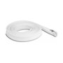 DeLOCK Manga trenzada con cierre de cremallera resistente al calor 3 m x 20 mm blanco