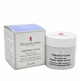 Elizabeth Arden EIGHT HOUR Nighttime Miracle Moisturizer, Crema Facial Hidratante y Reparadora para Noche - 50 ml