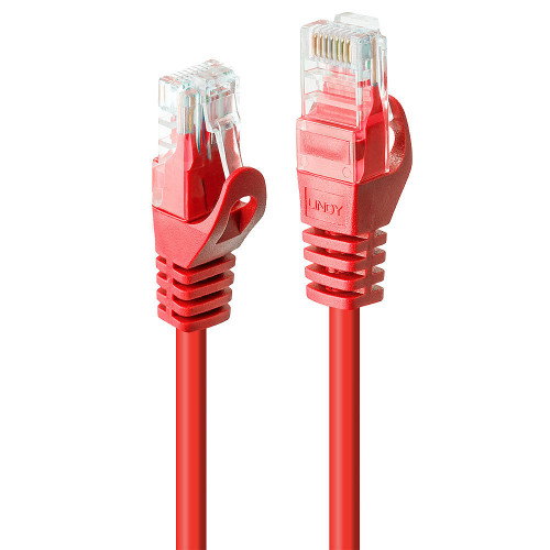 Lindy Cable de red Cat6 U/UTP Rojo 0,3m Lindy Cable de red Cat6 U/UTP Rojo 0,3m