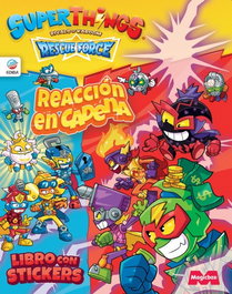 EDIBA EUROPA EON, Libro de Stickers Superthings Rescue Force - España. Reacción en cadena. - EDIBA