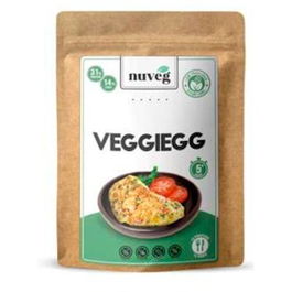 Nuveg Vegieegg Sustituto de Huevo Vegano 120Gr. Sg en Polvo para Tortillas, Repostería y Rebozados