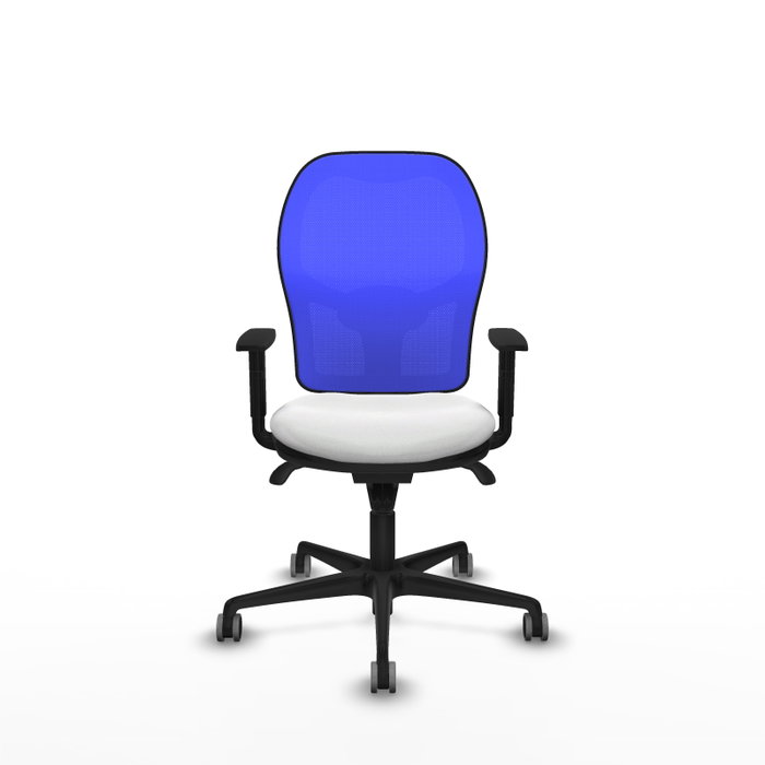 PIQUERAS Y CRESPO Silla de oficina Jorquera Blanco y Azul