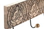 DKD Home Decor India8 Perchero Pared Oriental Buda Mango Metal Marron 6 x 18 x 38 cm