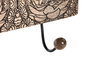 DKD Home Decor India8 Perchero Pared Oriental Buda Mango Metal Marron 6 x 18 x 38 cm