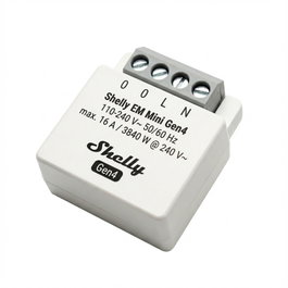 Shelly EM Mini Gen4 Medidor de Energía WiFi/Matter/Zigbee/Bluetooth
