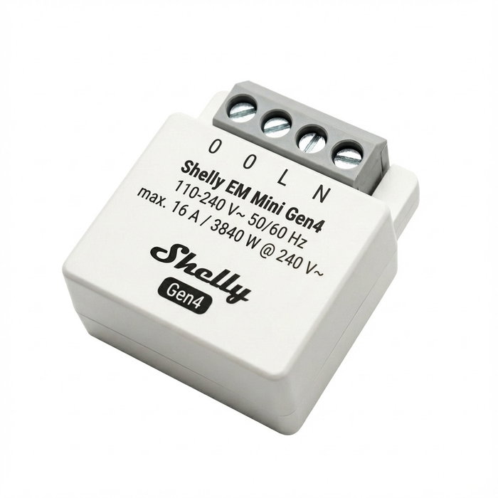 Shelly EM Mini Gen4 Monitor de Electricidad WiFi/Matter/Zigbee/Bluetooth Shelly EM Mini Gen4 Monitor de Electricidad WiFi/Matter/Zigbee/Bluetooth