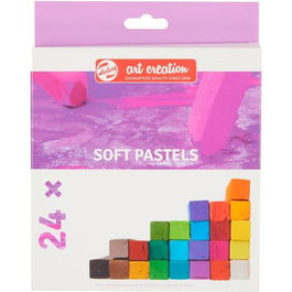 Ceras Pastel Talens Art Creation Suaves Barras Cuadradas Caja De 24