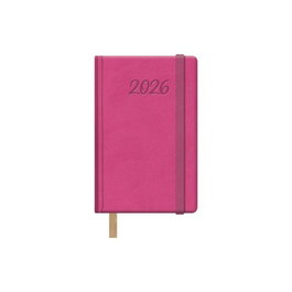 Dohe Samba Agenda Anual 2026 Tapa Extra Polipiel Fucsia