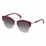 Police SPL618548FFX Gafas de sol para mujer con cristal Red Gradient