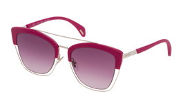 Police SPL618548FFX Gafas de sol para mujer con cristal Red Gradient