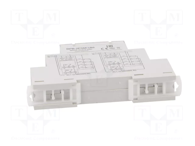 RELPOL RPB-2PSM-UNI Relé de instalación biestable DPDT 16A