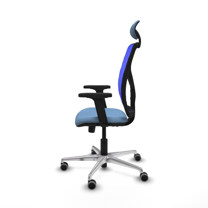PIQUERAS Y CRESPO Silla de oficina Motilla con mecanismo Sincro, Azul cielo y Azul PIQUERAS Y CRESPO Silla de oficina Motilla con mecanismo Sincro, Azul cielo y Azul