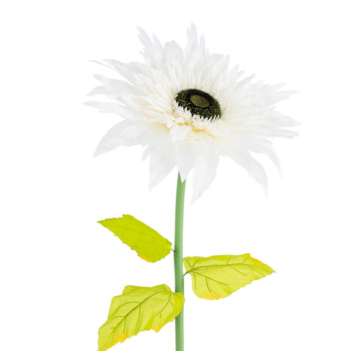 Flor Gerbera Blanco Artificial 40 X 40 X 125 cm (Set de 2)
