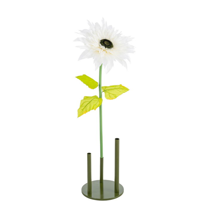 Flor Gerbera Blanco Artificial 40 X 40 X 125 cm (Set de 2)