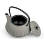 Bredemeijer Tetera Jang de hierro fundido gris con filtro, 0,8l