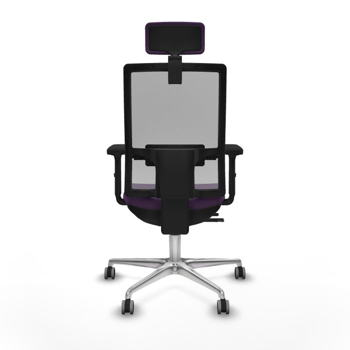 PIQUERAS Y CRESPO Silla de oficina Horna con mecanismo Sincro/Traslack, Morado y Gris PIQUERAS Y CRESPO Silla de oficina Horna con mecanismo Sincro/Traslack, Morado y Gris