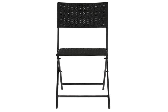 DKD Home Decor Set de 3 Mesas de Ratán Sintético y Acero Negro DKD Home Decor Set de 3 Mesas de Ratán Sintético y Acero Negro