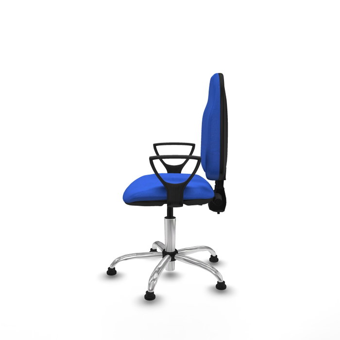 PIQUERAS Y CRESPO Silla de oficina Algarra Azul con Brazos Fijos PIQUERAS Y CRESPO Silla de oficina Algarra Azul con Brazos Fijos