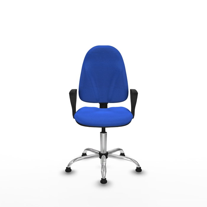 PIQUERAS Y CRESPO Silla de oficina Algarra Azul con Brazos Fijos PIQUERAS Y CRESPO Silla de oficina Algarra Azul con Brazos Fijos