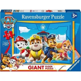 Ravensburger Puzzle Infantil Gigante 24 Piezas Patrulla Canina El Equipo de los Cachorros 03090 A partir de 3 Años
