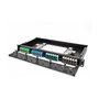 DeLOCK Patchpanel de fibra óptica HD 19″ 1U negro