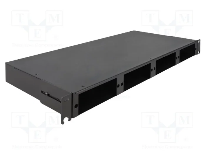DeLOCK Panel de Conexiones de Fibra Óptica HD 19″ 1U negro DeLOCK Panel de Conexiones de Fibra Óptica HD 19″ 1U negro