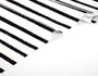 Dailylike Tela de Algodón Fog Line Tejido Oxford de 1,50m x 3m con Rayas
