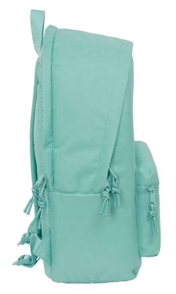 Safta Mochila Doble Portátil 15,6" USB F.C.Barcelona Chica Musgo 31x44x18 cm