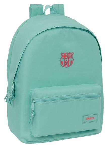 Safta Mochila Doble Portátil 15,6" USB F.C.Barcelona Chica Musgo 31x44x18 cm