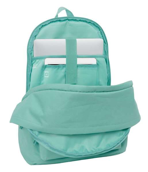 Safta Mochila Doble Portátil 15,6" USB F.C.Barcelona Chica Musgo 31x44x18 cm