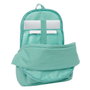Safta Mochila Doble para Portátil 15,6+USB F.C. Barcelona Chica Musgo