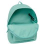 Safta Mochila Doble para Portátil 15,6+USB F.C. Barcelona Chica Musgo
