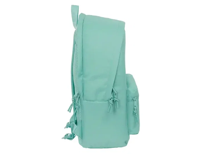 Safta Mochila Doble para Portátil 15,6+USB F.C. Barcelona Chica Musgo
