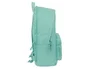 Safta Mochila Doble para Portátil 15,6+USB F.C. Barcelona Chica Musgo