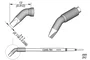 JBC TOOLS Pico de destornillador acodado 3x1mm