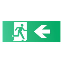 Pictograma para Emergencia Flecha Izquierda