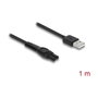 DeLOCK Cable de carga USB 5 V para afeitadoras eléctricas 1 m