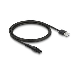 DeLOCK Cable de carga USB 5 V para afeitadoras eléctricas 1 m