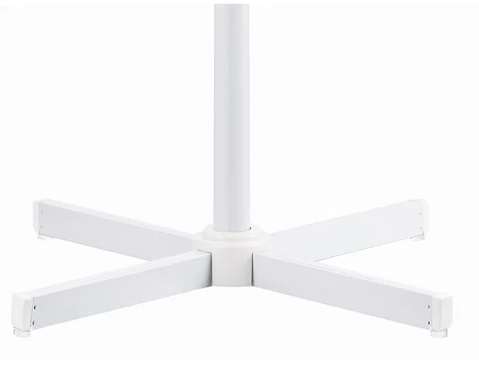 Jocca Ventilador de Pie 3 Velocidades Cabezal Reclinable Oscilación 90° 400 mm Diámetro Regulable en Altura 42x52x120 cm