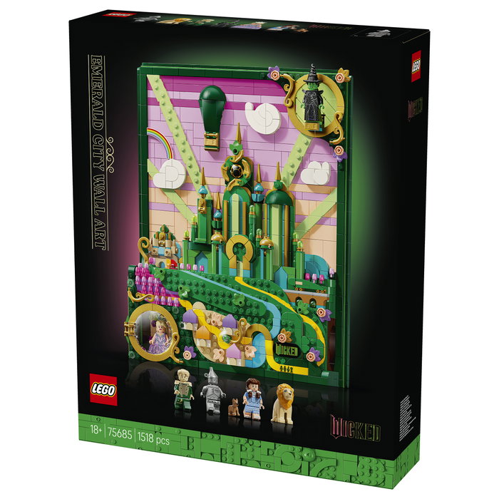 LEGO Arte Mural: La Ciudad Esmeralda, Set de Construcción 3D LEGO Arte Mural: La Ciudad Esmeralda, Set de Construcción 3D